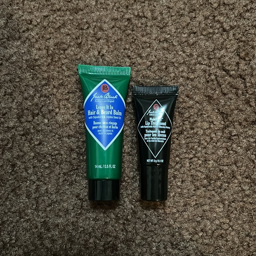 ❗️LAST 1❗️🩷5 For $25🩷 JACK BLACK Leave It In Hair Beard Balm & Lip Treatment
